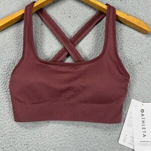 Athleta Burgundy Sports Bra